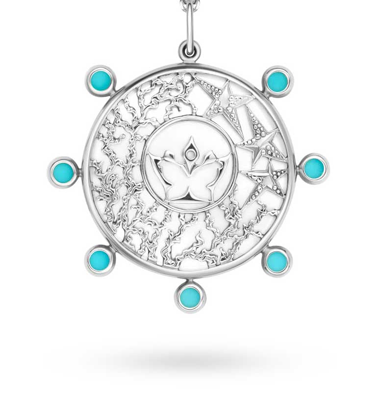 Horsea ™ - Under the Sea Mother of Pearl Pendant