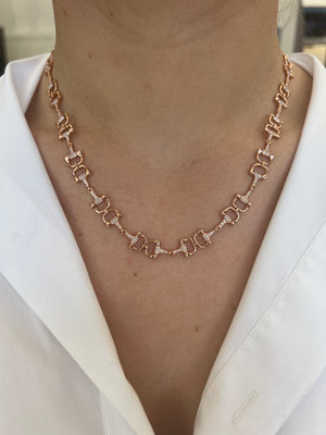 Bit of LUV™ 19 Necklace Rose Gold