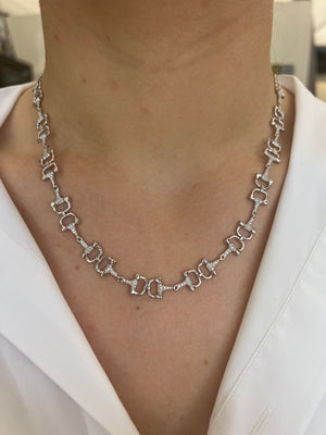 Bit of LUV™ 19 Necklace White Gold