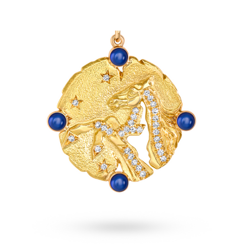 Horsea ™ - Sapphire Night Star Pendant