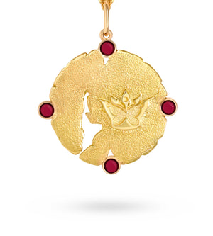 Horsea ™ - Ruby Night Star Pendant