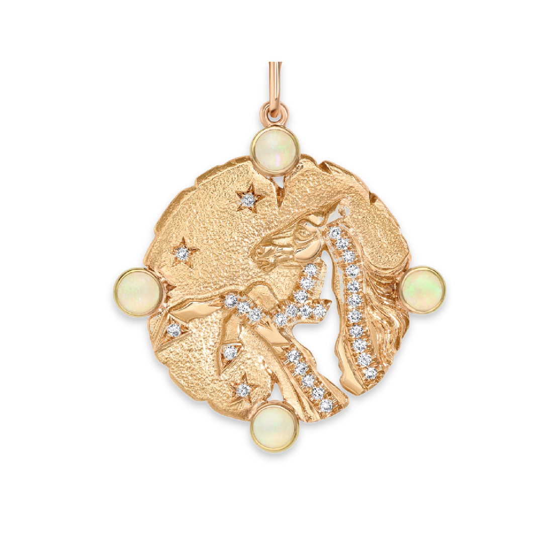 Horsea ™ - Opal Night Star Pendant