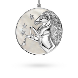 Horsea ™ - Mother of Pearl Enchanted Night Stars Pendant