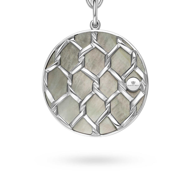 Horsea ™ - Black Mother of Pearl Night Star Enchanted Pendant