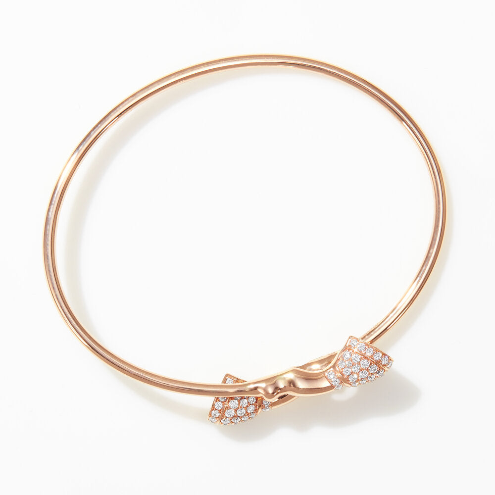 Pave Diamond Mini Huggable Hooves® Flex Bangle