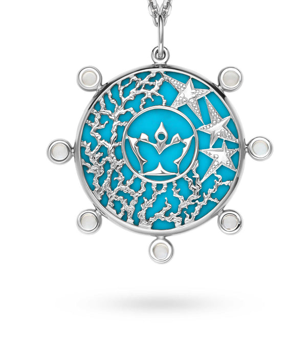 Horsea ™ - Under the Sea Turquoise Pendant