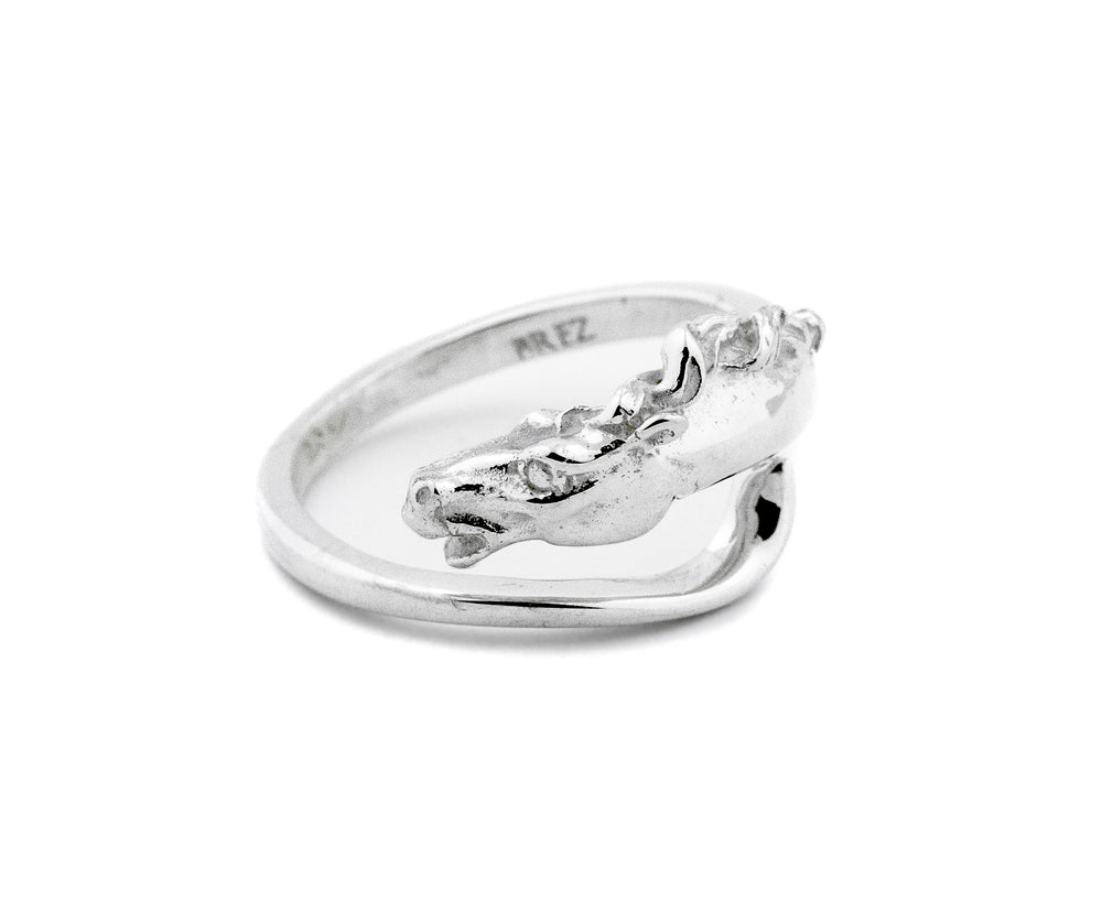 Karina Brez® Silver Horse Head Ring