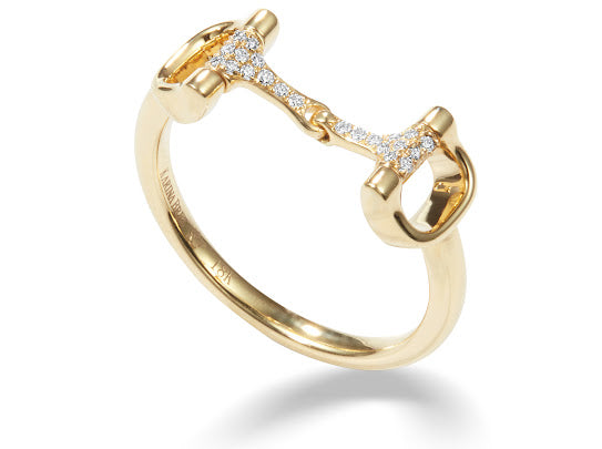 Bit of LUV™ Diamond Ring Yellow Gold