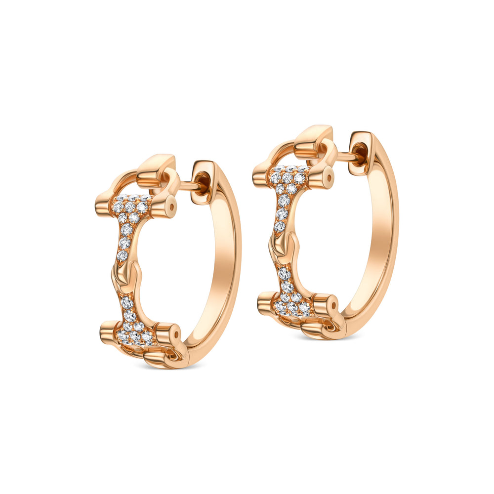 Bit of LUV Hoop Earrings- REPAIRED