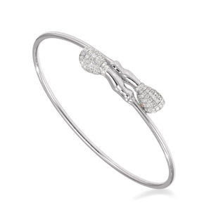 Pave Diamond Mini Huggable Hooves® Flex Bangle